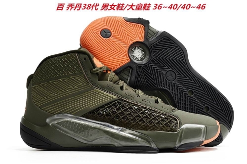Air Jordan 38 Sneakers Shoes 008 Men/Women