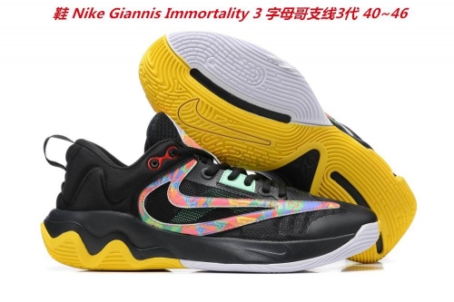 Nike Giannis Immortality 3 Sneakers Shoes 007 Men