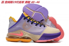 Nike LeBron 19 Low Top Sneakers Shoes 005 Men