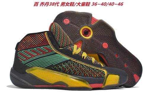 Air Jordan 38 Sneakers Shoes 014 Men/Women