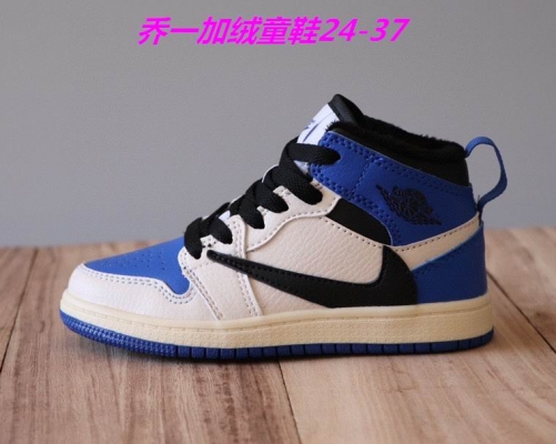 Air Jordan 1 Kid 1418 add Wool