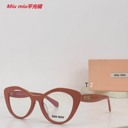 M.i.u. m.i.u. Plain Glasses AAAA 4035
