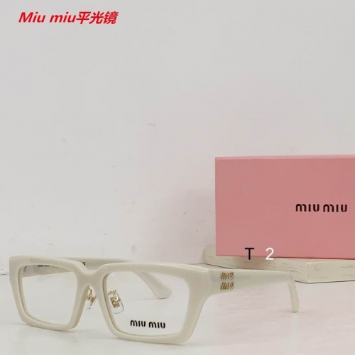 M.i.u. m.i.u. Plain Glasses AAAA 4060
