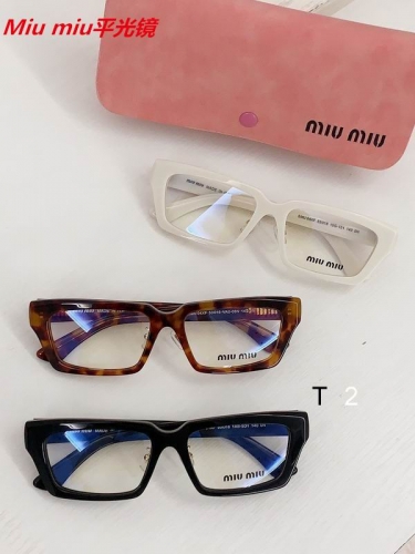 M.i.u. m.i.u. Plain Glasses AAAA 4055