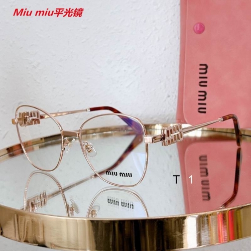 M.i.u. m.i.u. Plain Glasses AAAA 4110