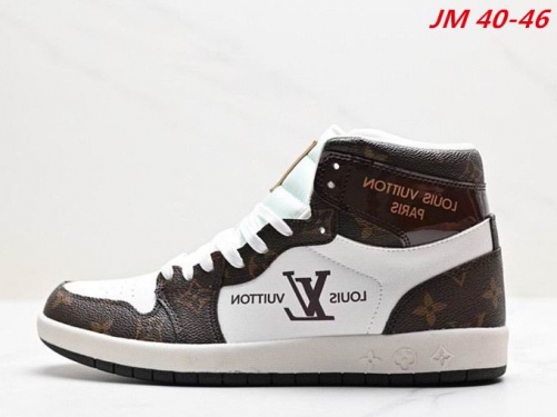 LV x Air Jordan 1 Shoes 130 Men