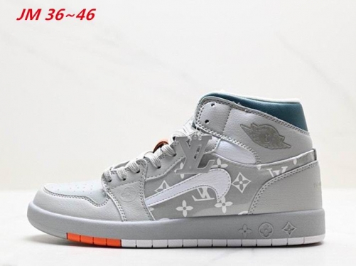 LV x Air Jordan 1 Shoes 125 Men/Women