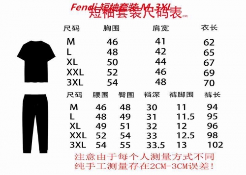 F.e.n.d.i. Short Suit 3383 Men