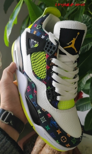 L...V… x Air Jordan 4 Sneaker Shoes 215 Men