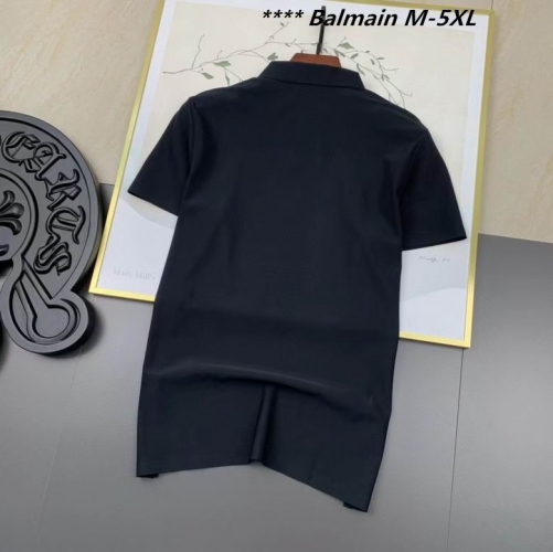 B.a.l.m.a.i.n. Lapel T-shirt 3014 Men