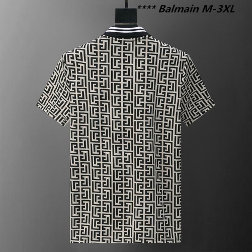 B.a.l.m.a.i.n. Lapel T-shirt 3007 Men