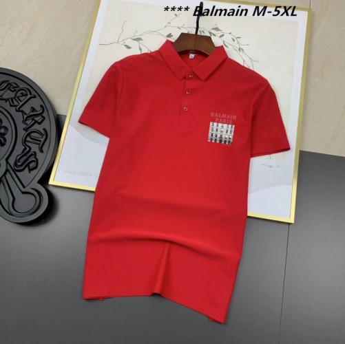 B.a.l.m.a.i.n. Lapel T-shirt 3016 Men