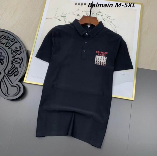 B.a.l.m.a.i.n. Lapel T-shirt 3015 Men