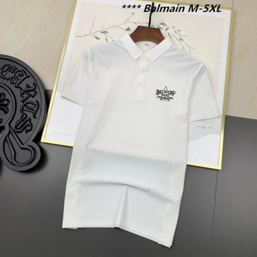 B.a.l.m.a.i.n. Lapel T-shirt 3037 Men