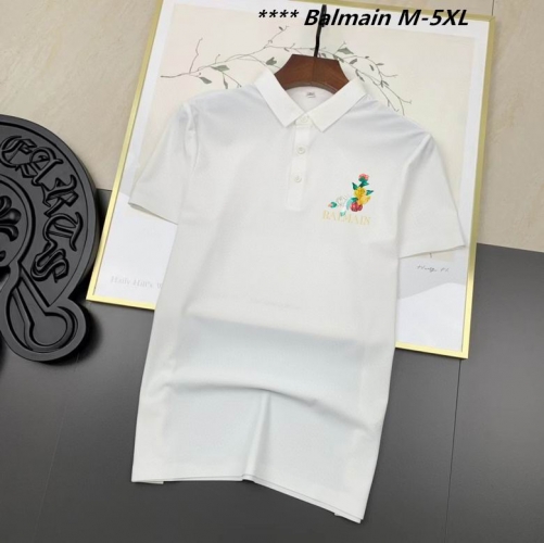 B.a.l.m.a.i.n. Lapel T-shirt 3022 Men