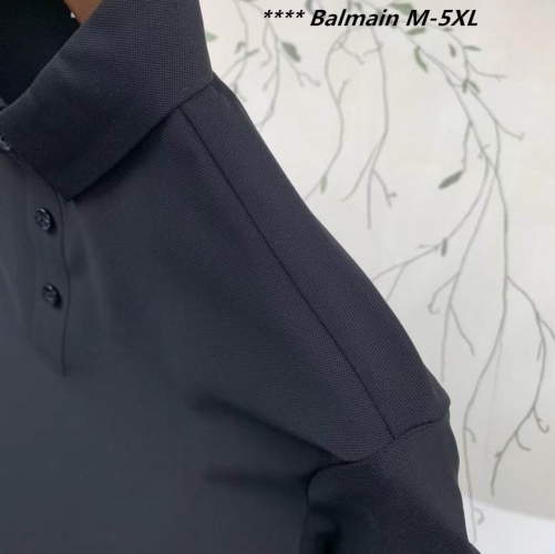 B.a.l.m.a.i.n. Lapel T-shirt 3010 Men