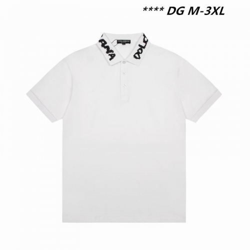 D...G... Lapel T-shirt 3334 Men