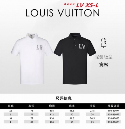 L...V... Lapel T-shirt 3001 Men