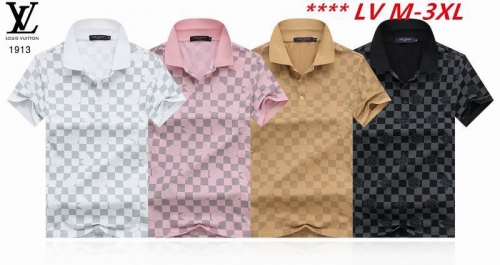 L...V... Lapel T-shirt 3090 Men