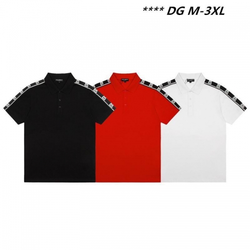 D...G... Lapel T-shirt 3177 Men