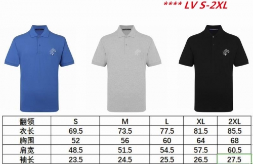 L...V... Lapel T-shirt 3028 Men