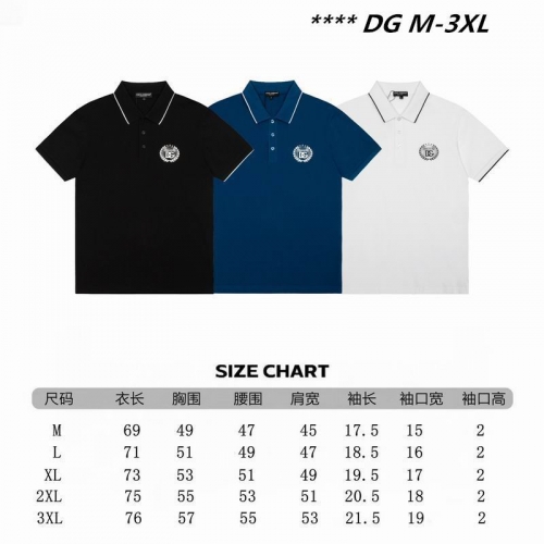 D...G... Lapel T-shirt 3298 Men