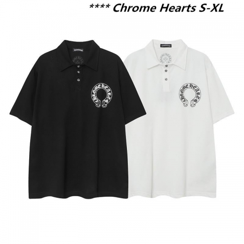 C.h.r.o.m.e. H.e.a.r.t.s. Lapel T-shirt 3049 Men