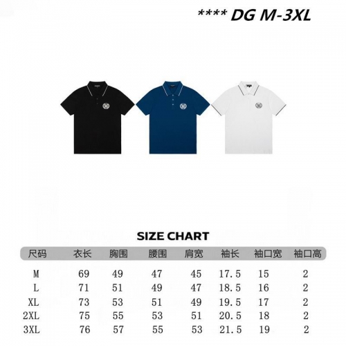 D...G... Lapel T-shirt 3079 Men