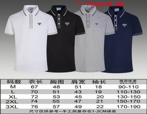P.r.a.d.a. Lapel T-shirt 3075 Men
