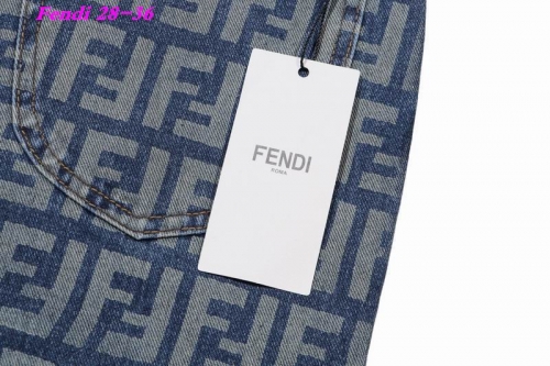 F.e.n.d.i. Long Jeans 1324 Men