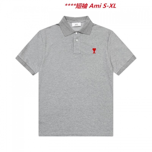 A.m.i. Lapel T-shirt 4062 Men