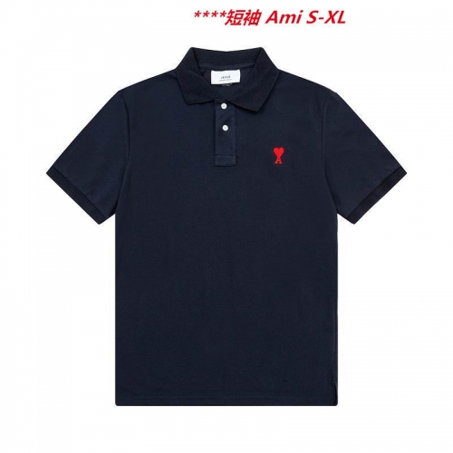 A.m.i. Lapel T-shirt 4054 Men