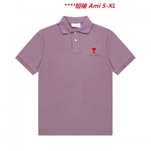 A.m.i. Lapel T-shirt 4064 Men