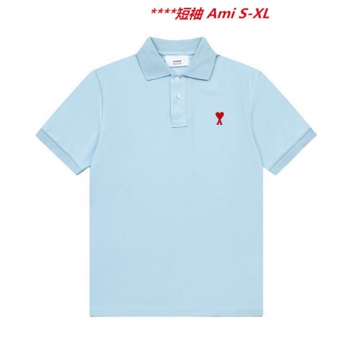 A.m.i. Lapel T-shirt 4058 Men