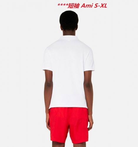 A.m.i. Lapel T-shirt 4009 Men