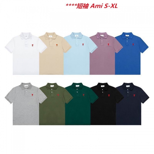 A.m.i. Lapel T-shirt 4071 Men