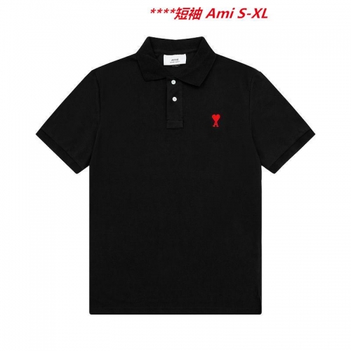 A.m.i. Lapel T-shirt 4056 Men