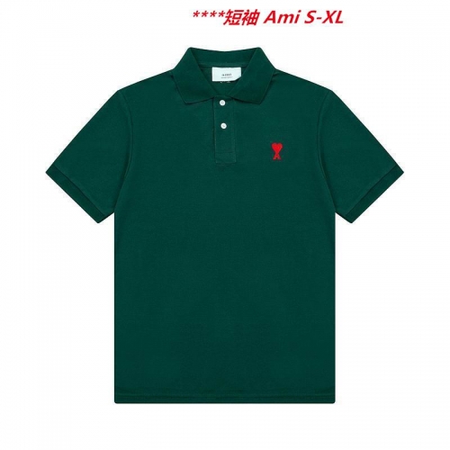 A.m.i. Lapel T-shirt 4066 Men