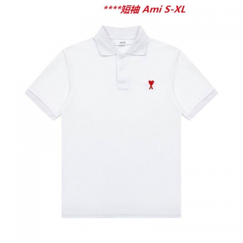 A.m.i. Lapel T-shirt 4068 Men