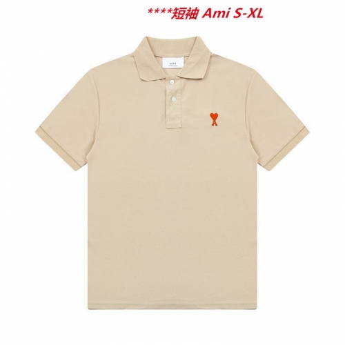 A.m.i. Lapel T-shirt 4052 Men