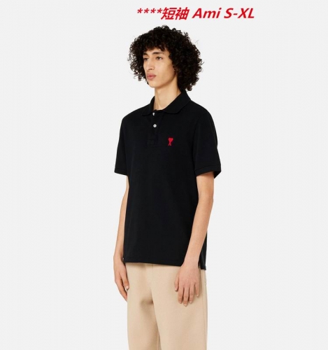 A.m.i. Lapel T-shirt 4012 Men