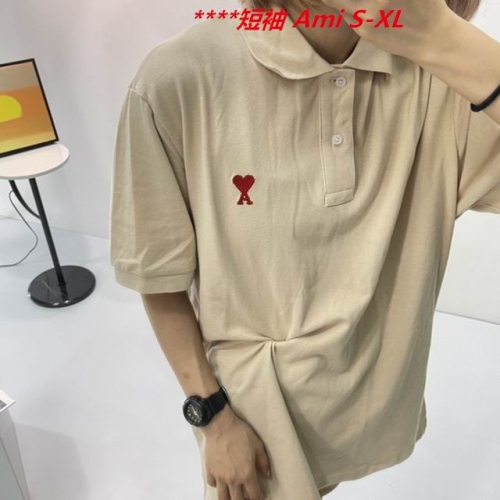 A.m.i. Lapel T-shirt 4030 Men