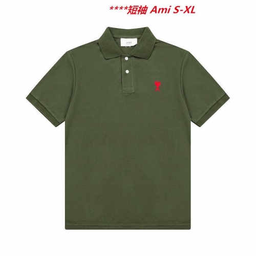 A.m.i. Lapel T-shirt 4070 Men