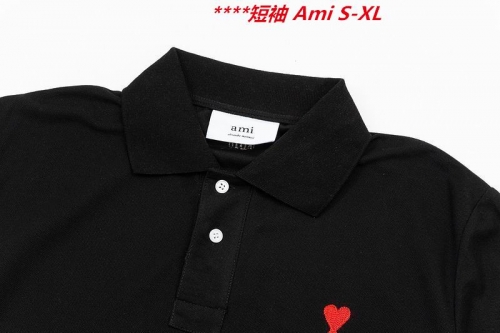 A.m.i. Lapel T-shirt 4050 Men