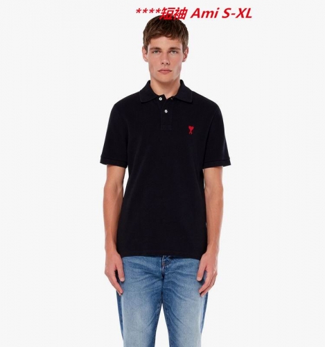 A.m.i. Lapel T-shirt 4003 Men