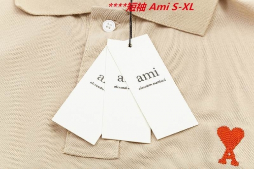 A.m.i. Lapel T-shirt 4034 Men