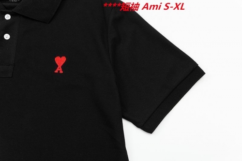 A.m.i. Lapel T-shirt 4043 Men