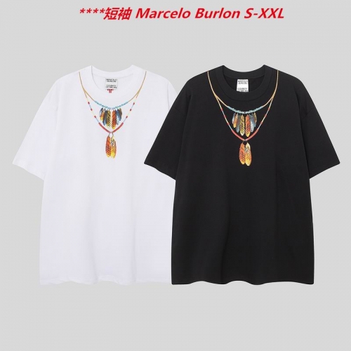 M.a.r.c.e.l.o. B.u.r.l.o.n. Round neck 4384 Men