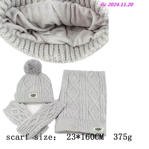 U...G...G... Beanies Scarf Set 1007 Men