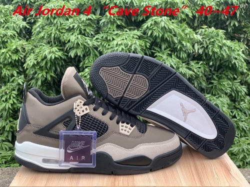 Air Jordan 4 Cave Stone 387 Men